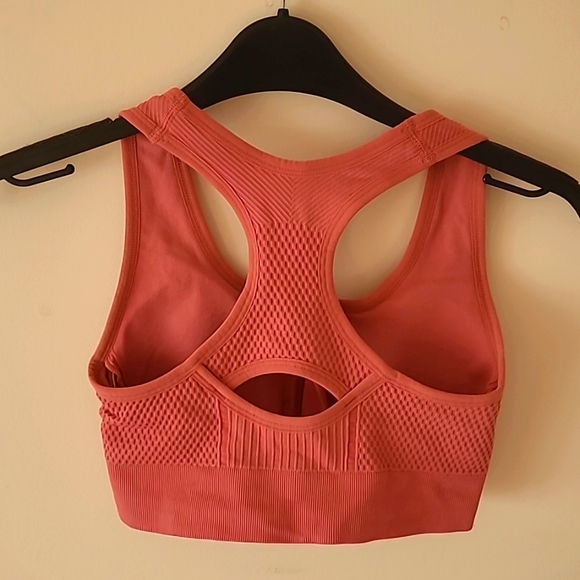 Pink New Balance Sports Bra Padded - Picture 2 of 2
